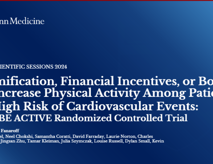 Gamification, Financial Incentives, or Both to Increase Physical Activity Among Patients at High Risk of Cardiovascular Events: The BE ACTIVE Randomized Controlled Trial